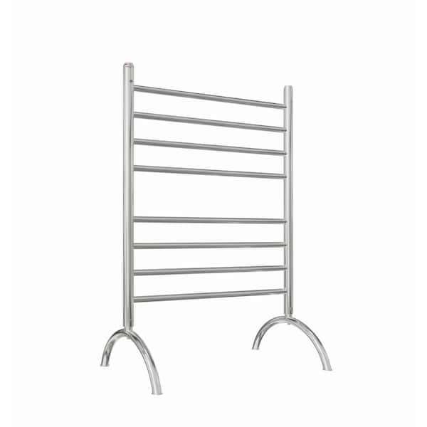 Ancona Essentia 8-Bar Freestanding Towel Warmer Stainless Steel Ancona Essentia 8-Bar Freestanding Towel Warmer Stainless Steel