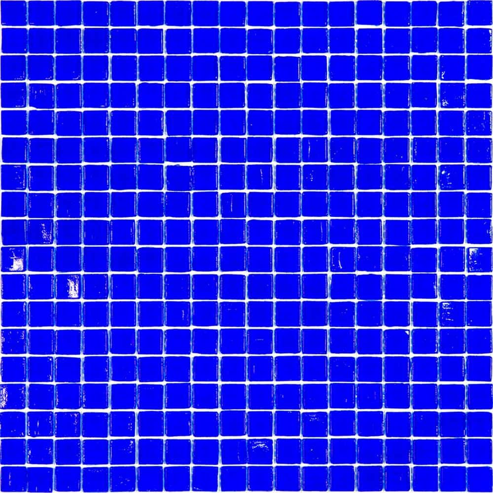 "Skosh 4"" x 6"" Glossy Cobalt Blue Glass Mosaic Uniform square Wall and Floor Sample Tile (0.13 sq. ft./Piece) (1-Pack)" price history on PriceWatchPro