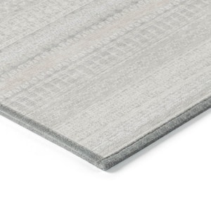 Chantille ACN576 Ivory 8 ft. x 10 ft. Machine Washable Indoor/Outdoor Geometric Area Rug