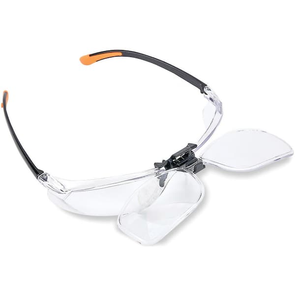 Clip-On Magnifying Reading Glasses - Safety Protection Glasses