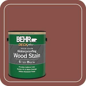 BEHR DECKplus 1 gal. #PPU2-17 Morocco Red Solid Color