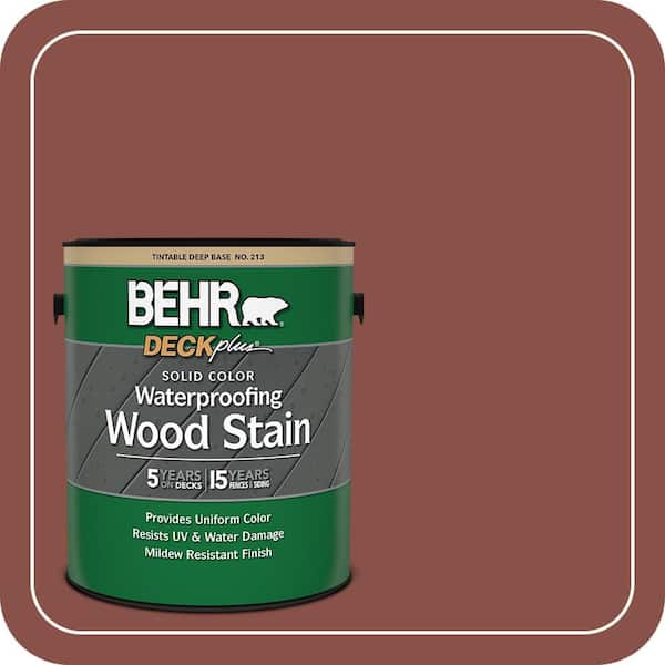 BEHR DECKplus 1 gal. #S220-6 Baked Sienna Solid Color