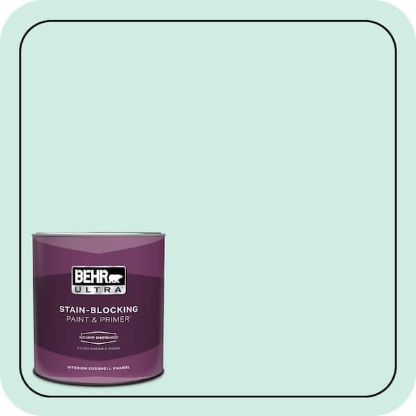 BEHR ULTRA 1 qt. Home Decorators Collection #HDC-MD-19 Soft Mint Extra Durable Eggshell Enamel Interior Paint & Primer