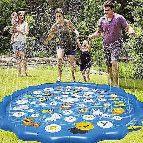 Tatayosi 68 in. 3-In-1 Splash Pads for Swimming Pool Party, Beach