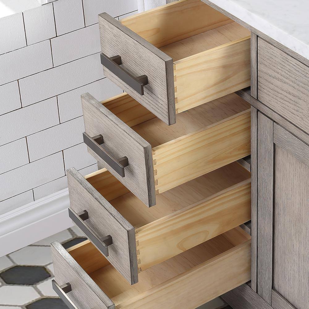 Chestnut 48" Rustic Oak Single Bathroom Vanity