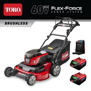 30 in. eTimeMaster 60V MAX Personal Pace Auto-Drive Self-Propelled Cordless Lawn Mower with 2 x 10.0Ah Batteries