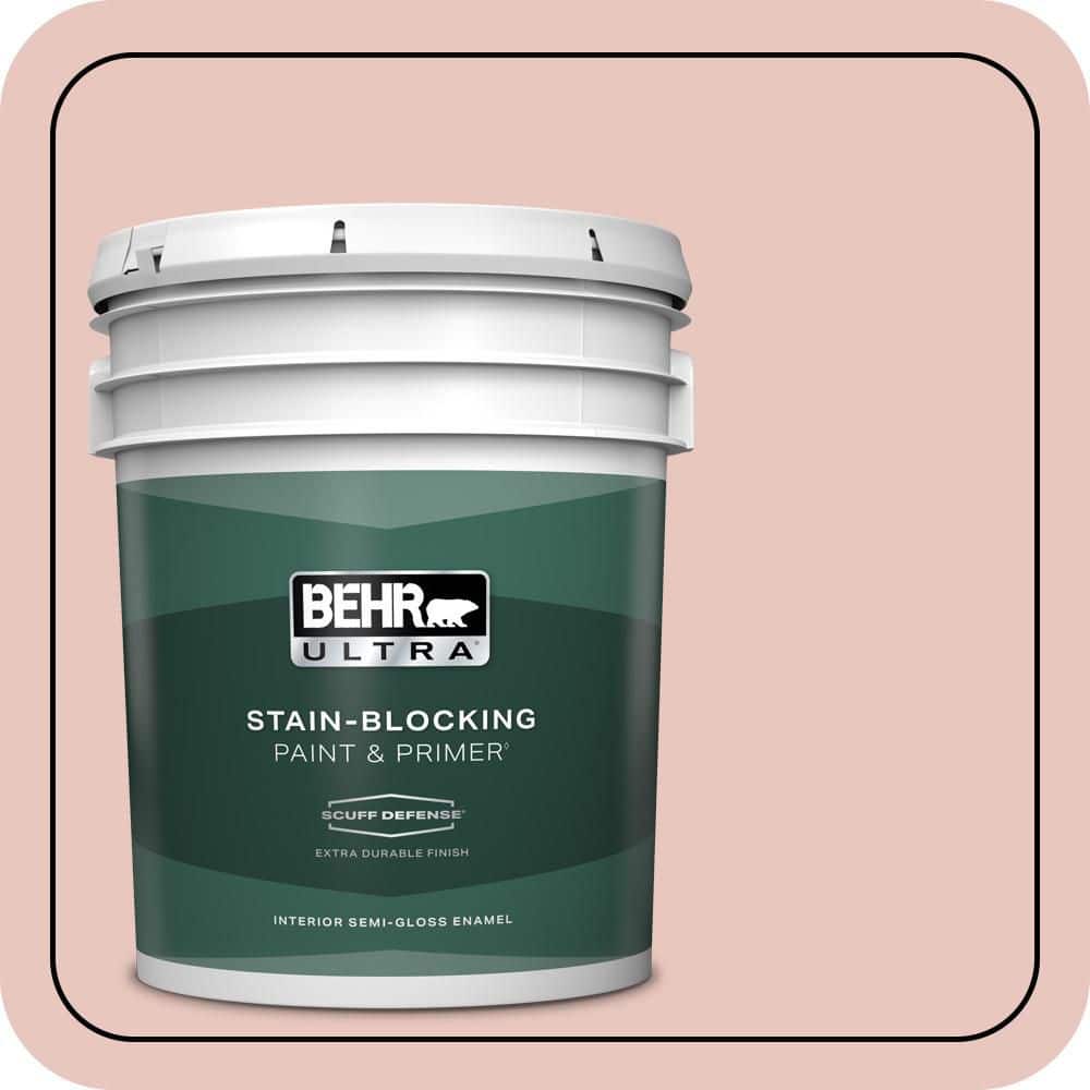 5 gal. #S160-1 Iced Cherry Extra Durable Semi-Gloss Enamel Interior Paint & Primer price history on PriceWatchPro