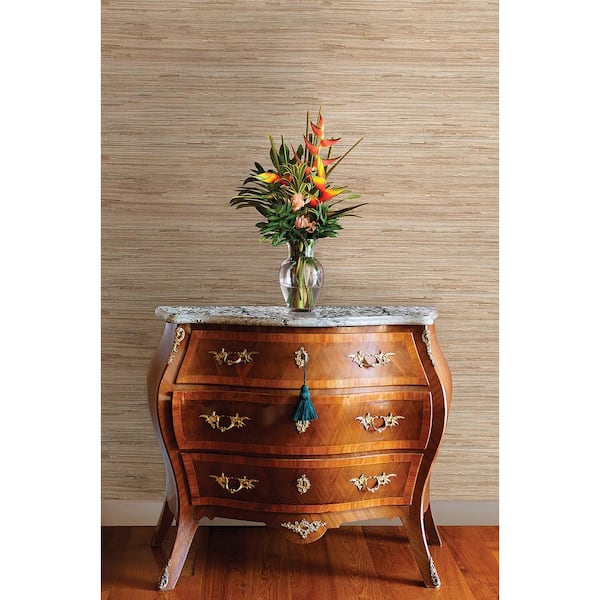 Daria Neutral Grasscloth Peelable Wallpaper (Covers 72 sq. ft.)