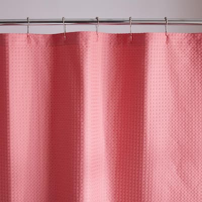 Orange Shower Curtains Accessories The Home Depot Orange Shower Curtains, Why Does My White Shower Curtain Turns Pink
