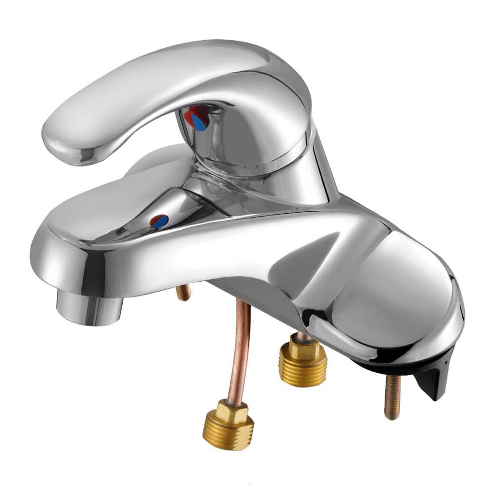 Single Handle Sink Faucet, Chrome-Plated Silver Single Handle Bathroom Faucet, Water Faucets with Overflow 1 or 3 Hole price history on PriceWatchPro