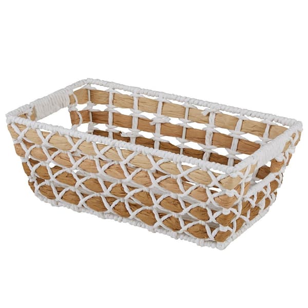 Small Shelf Bin Rope Woven Tote