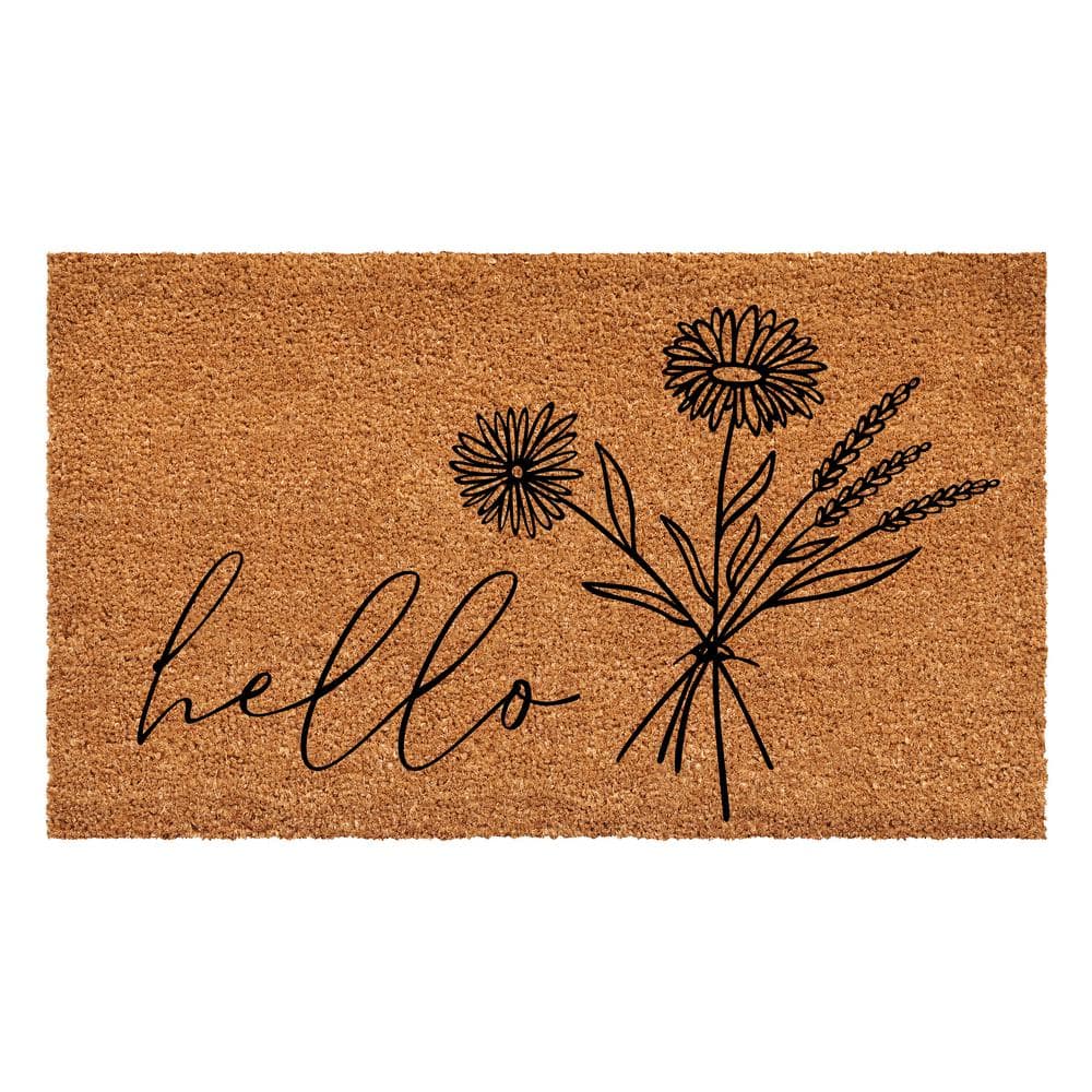 "WildFlower Bouquet Doormat, 17"" x 29""" price history on PriceWatchPro