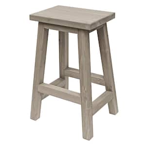 Madison 29 in. Saddle Wood Outdoor Bar Stool (2-Pack)