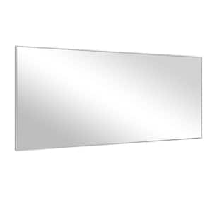 70.9 in. x 31.5 in. Modern Rectangle Aluminum Alloy Framed Silver Wall Mounted Mirror Bathroom Vanity Mirror