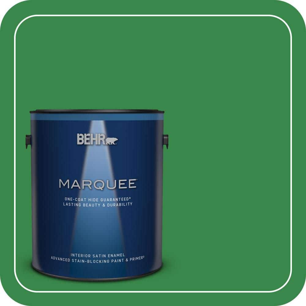 1 gal. #P400-7 Paradise of Greenery Satin Enamel Interior Paint & Primer price history on PriceWatchPro
