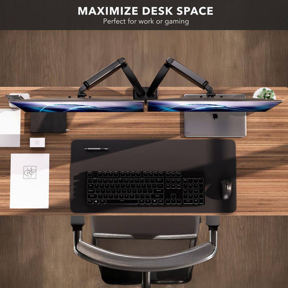 Mount-It! Dual Monitor Desk Mount MI-1882BLK - Thumbnail 4