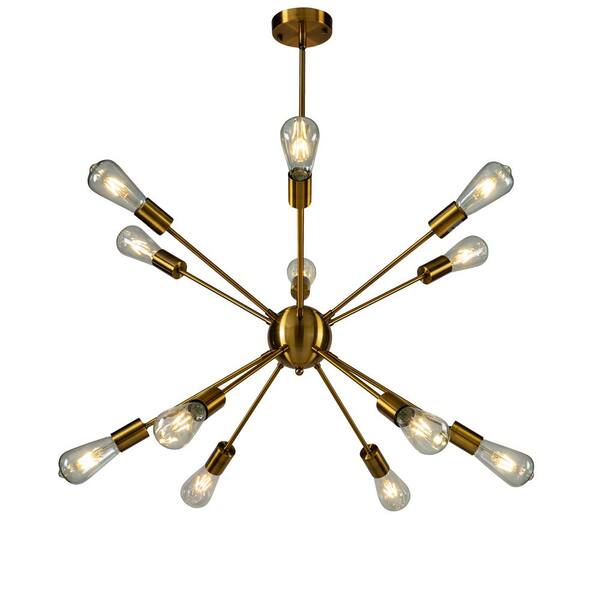 Aloa Decor 12 Light Interior Modern Antique Bronze Sputnik Chandelier Indoor Lighting 7024d74bbz Aloa Decor 12 Light Interior Modern, Install Sputnik Chandelier