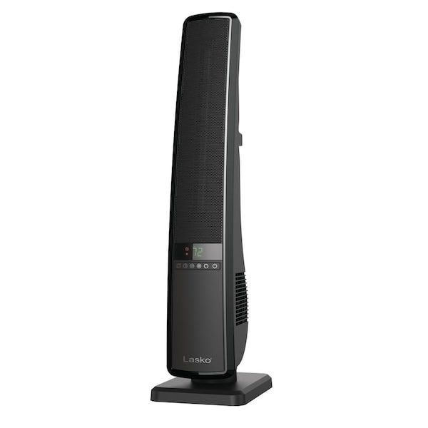 Lasko 1500-Watt 32 in. Electric Digital Ceramic Tower Space Heater with Remote  Control and Timer CT32955 - The Home Depot