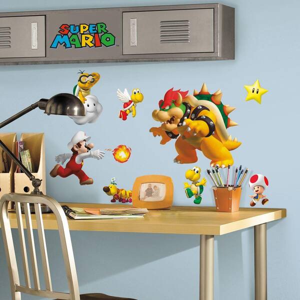 York Wallcoverings Nintendo Super Mario Peel and Stick Wall Decals
