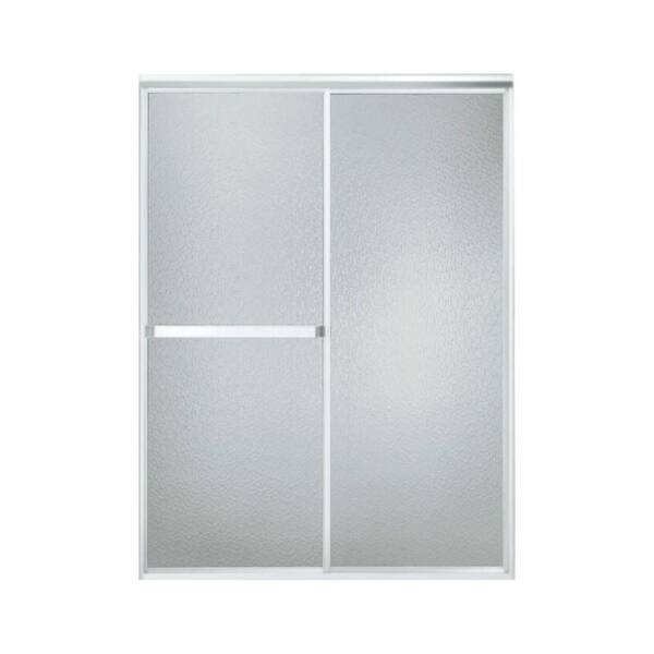 STERLING Standard 48 in. x 65 in. Framed Sliding Shower Door in Soft Silver