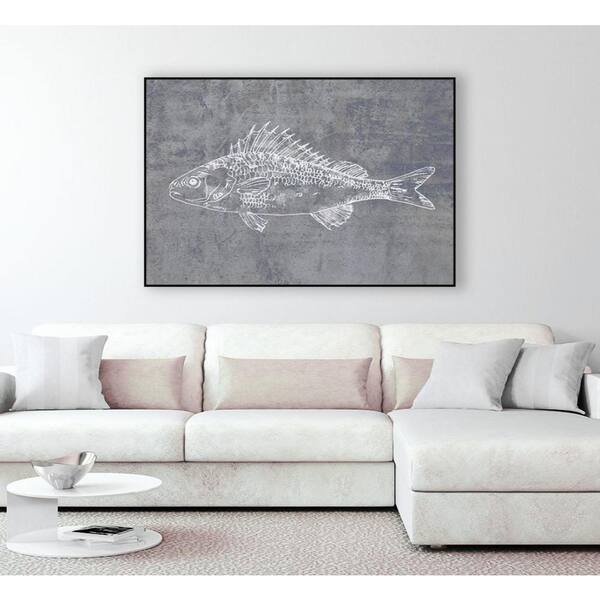 Unbranded 30 in. x 40 in. "Like a Stone I" by Melissa Wang Framed Wall Art