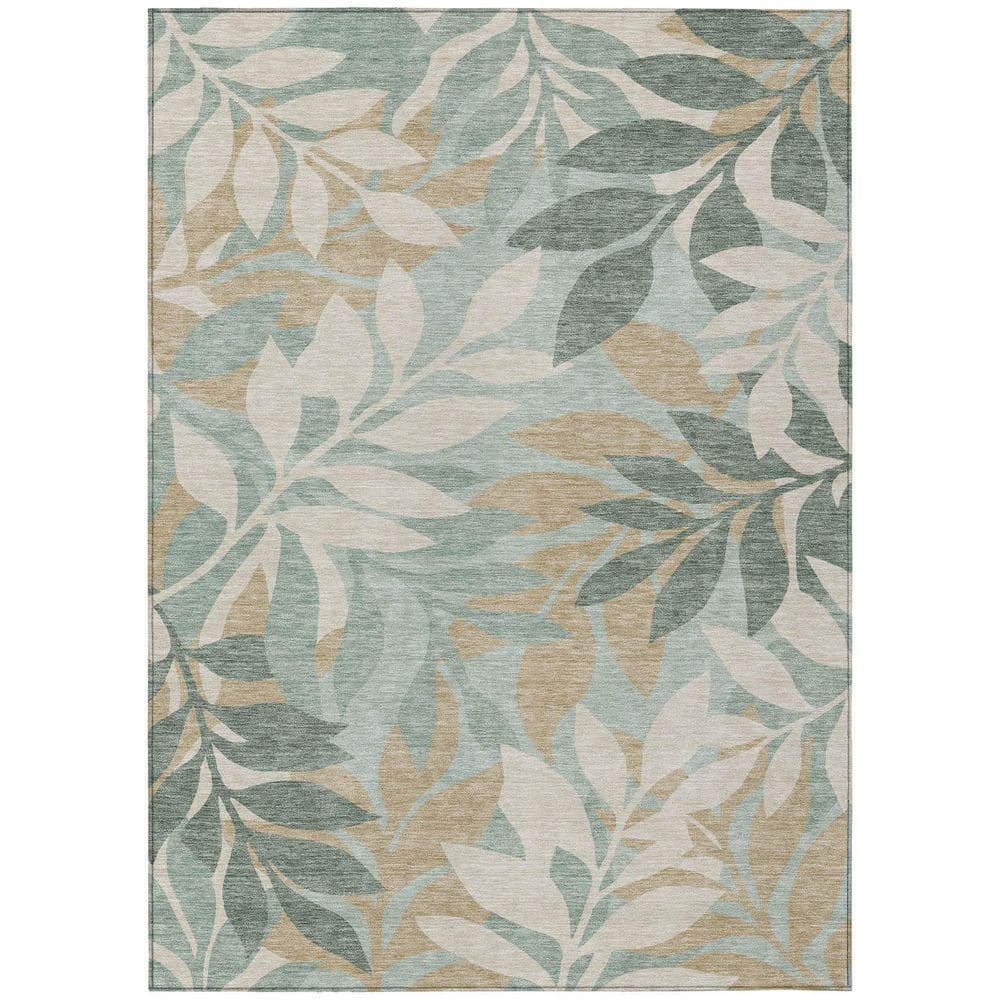 Chantille Machine Washable Indoor/Outdoor Abstract ACN2955 Sage 3 ft. x 5 ft. Area Rug price history on PriceWatchPro