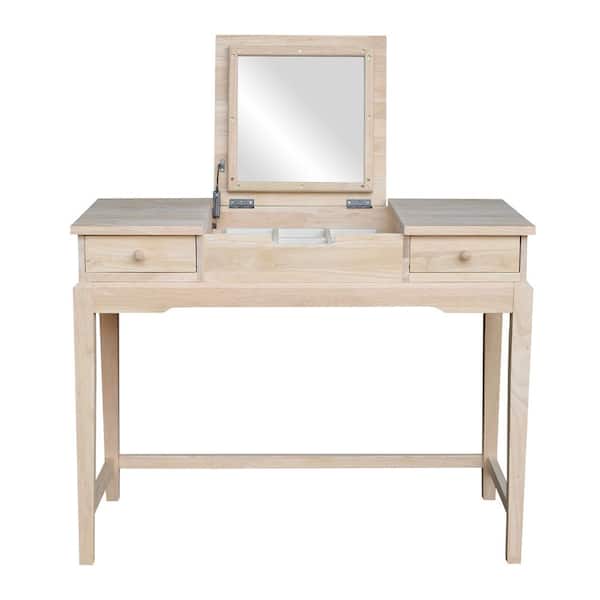 International Concepts Unfinished 40 in. W Vanity Table