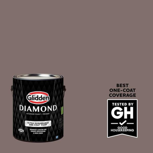 Glidden Diamond 1 gal. Granite Boulder PPG1015-6 Semi-Gloss Interior Paint with Primer