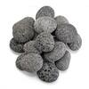 American Fire Glass Medium Lava Stone (Tumbled) Gray / Black 1 in. - 2 in. 20 lbs. Bag LAVAST-M-20