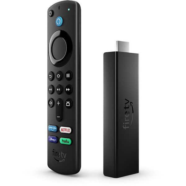 Fire TV Stick 4K Maximum, Streaming Device, Wi-Fi 6, Alexa Voice  Remote (Includes TV Controls) B08MQZXN1X - The Home Depot