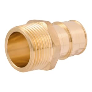 1 in. PEX-A x 1 in. MNPT Brass Expansion Adapter