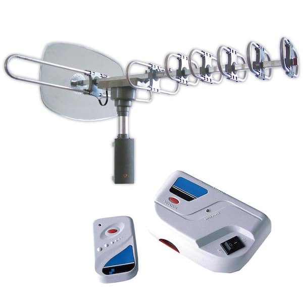 SC-609 UHF/VHF 360° HDTV Digital Amplified Motorized Rotating Outdoor Antenna