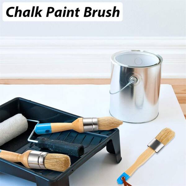 2 in. Flat Paint Brush Set Natural Bristles Paint Brushes (24-Pack)