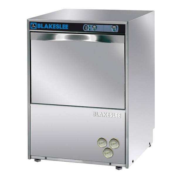 Blakeslee Front Control High Temperature Commercial Dishwasher in Stainless Steel, 60 dBA