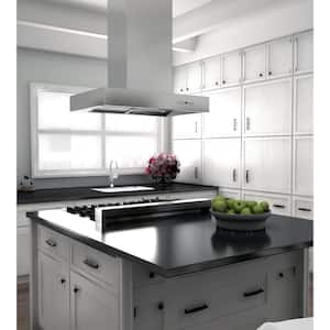 48 in. 700 CFM Ducted Island Mount Range Hood in Outdoor Approved Stainless Steel