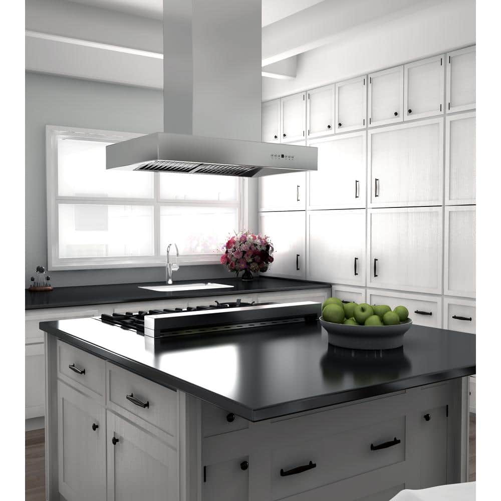 ZLINE 36" Stainless Steel Professional Island Range Hood