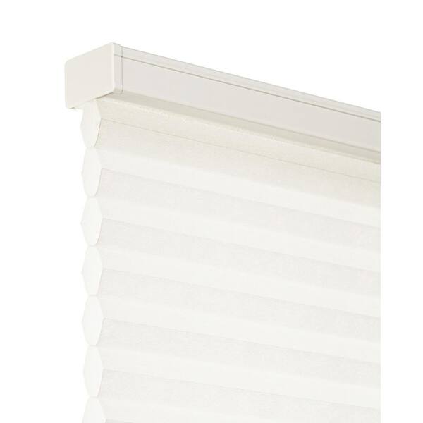 Chicology Cut-to-Size Limestone Cordless Light Filtering Insulating Polyester Cellular Shade 34.25 in. W x 72 in. L
