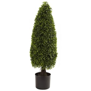 3 ft. UV Resistant Indoor/Outdoor Boxwood Tower Topiary