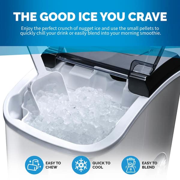 NewAir Clear Ice Maker | 45 lbs, Countertop & Portable