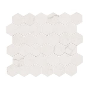 Brighton Grey 12 in. x 12 in. x 9mm Matte Porcelain Mosaic Tile (7.36 sq. ft./Case)