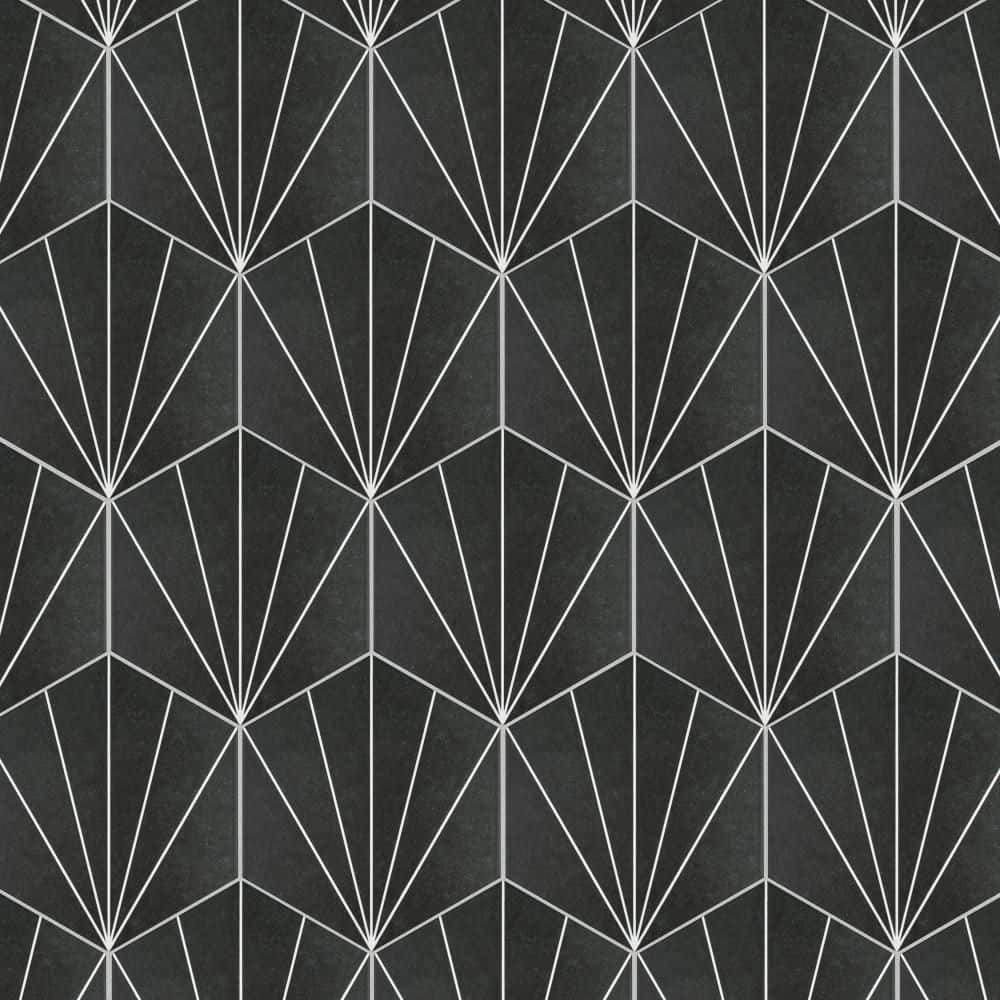 Aster Hex Nero 9 in. x 10 in. Porcelain Floor and Wall Tile (6.89 sq. ft./Case) price history on PriceWatchPro