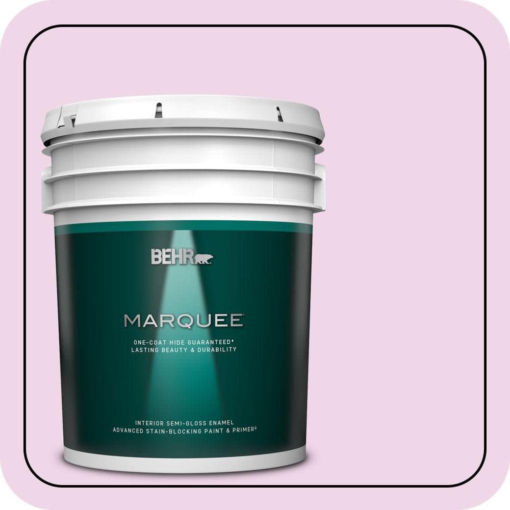 5 gal. #P110-1 All Made Up Semi-Gloss Enamel Interior Paint & Primer price history on PriceWatchPro