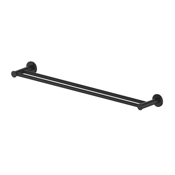 ZLINE Kitchen and Bath ZLINE El Dorado Double Towel Rail in Matte Black (ELD-TRD-MB)