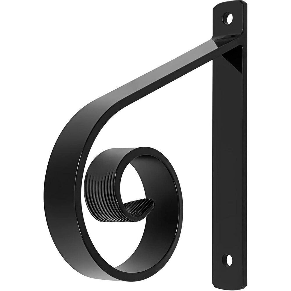 12 x 10.2 Wrought Iron Wall Mounted Handrail for 1-2 Outdoor Steps Heavy Duty Non-Slip Grip Stair Railings price history on PriceWatchPro