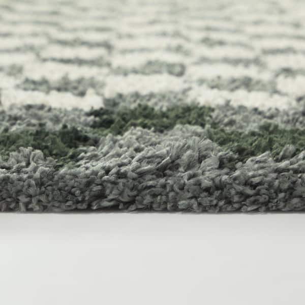 Covey Grey/Green 5 ft. x 7 ft. Area Rug