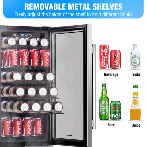Kalamera 15 Beverage cooler 96 Can Built-In Single Zone Touch