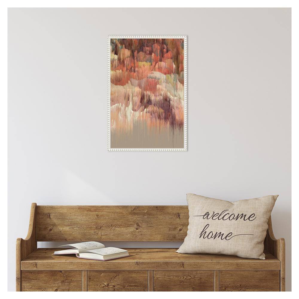 Liquid Life Summer Edition Framed Canvas Wall Art with Beaded Perimeter