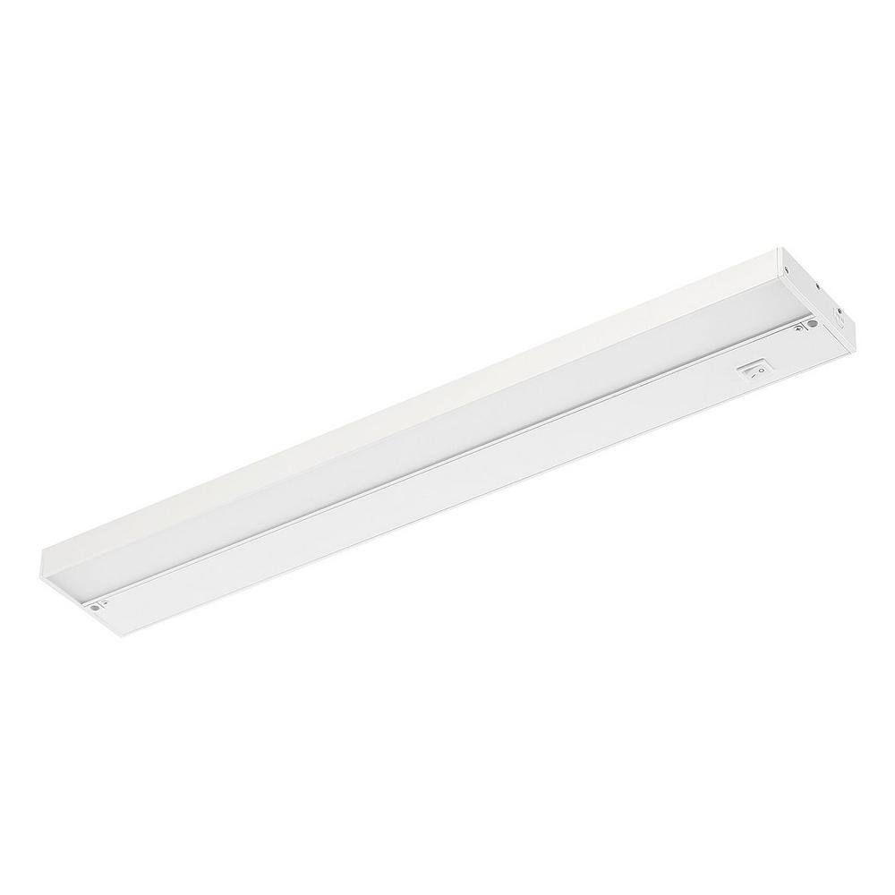 White 24'' LED Under Cabinet Light Bar with Dimmable Feature