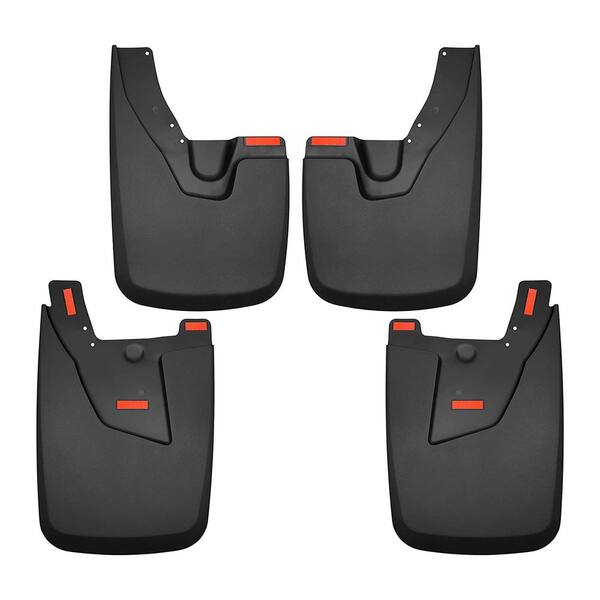 Husky Liners Mud Guards for Dodge Ram 2500/3500 with Fender Flares, Black