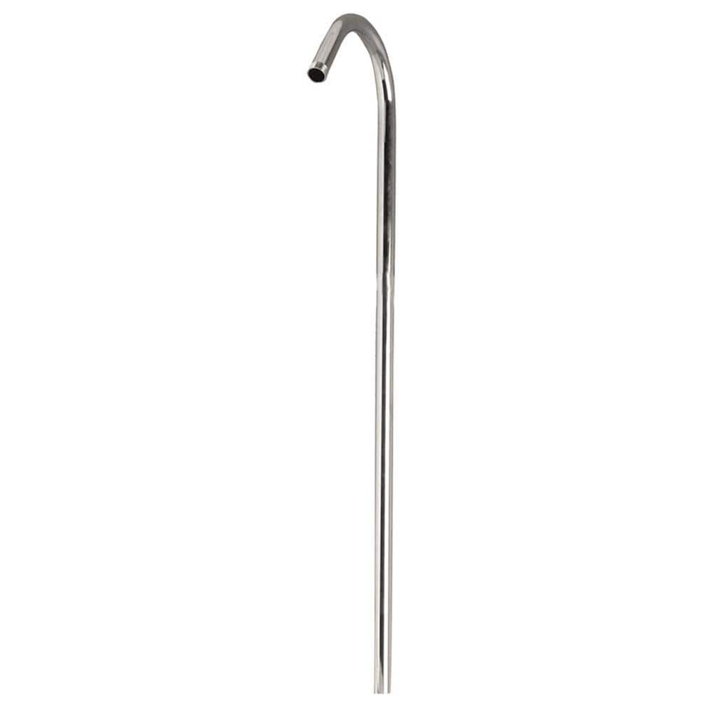 Chrome Wall Mounted 3-Handle Tub Faucet with Diverter